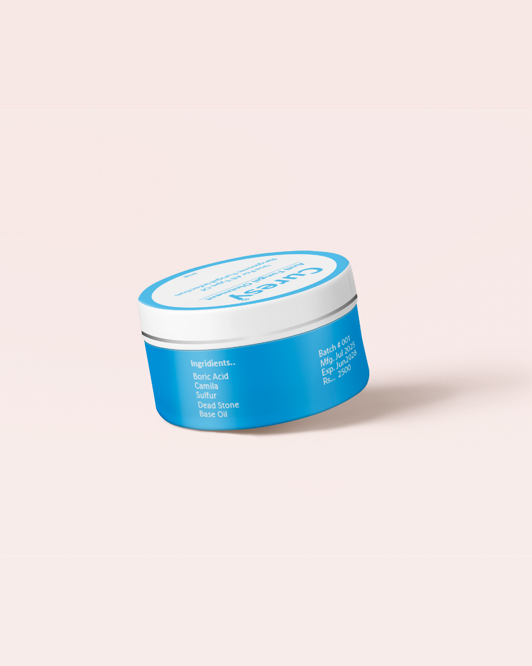 Curesy Anti Fungal Ointment | Ringworm (Tinea) Fungal Infection Treatment Ointment with Sulfur & Boric Acid